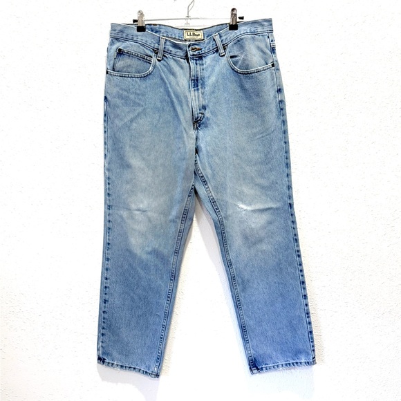 L.L. Bean Other - L.L. Bean Men's Relaxed Fit Blue‎ Jeans 36x29